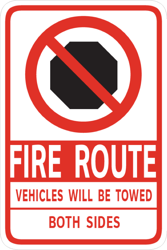 Parking and Regulation Signs 12x18